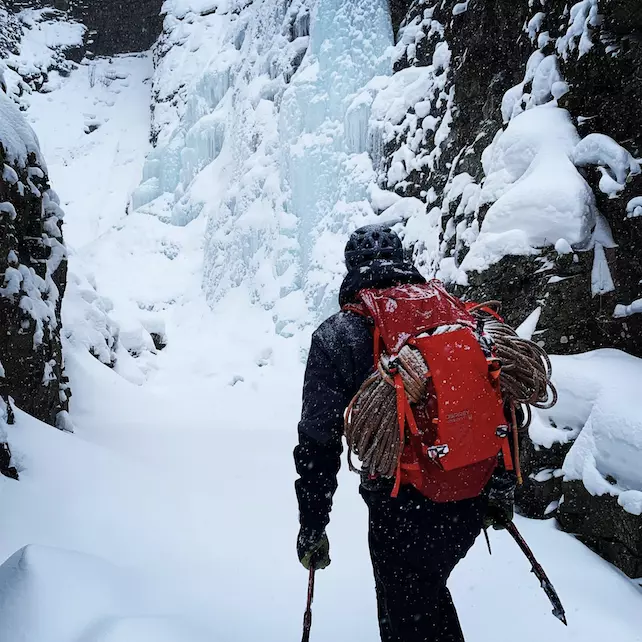 Chris Hiking Narrow Gorge