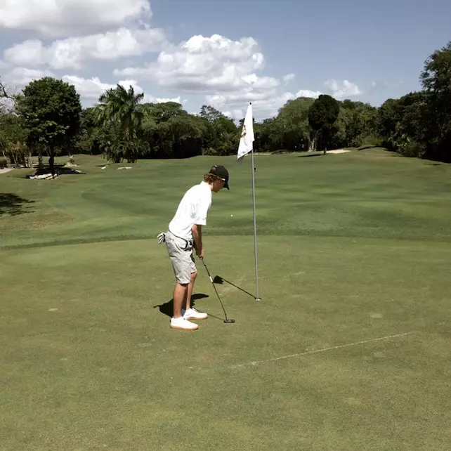 Trevor Golfing