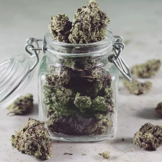 Cannabis In Jar