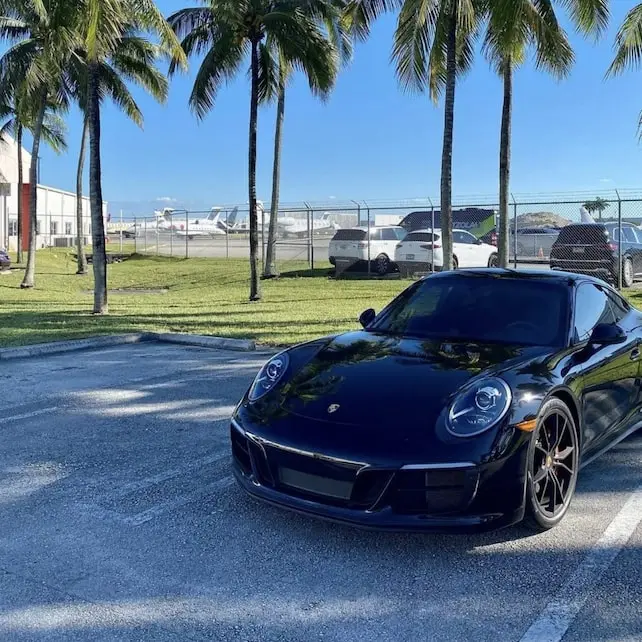 Ravi Black Porsche
